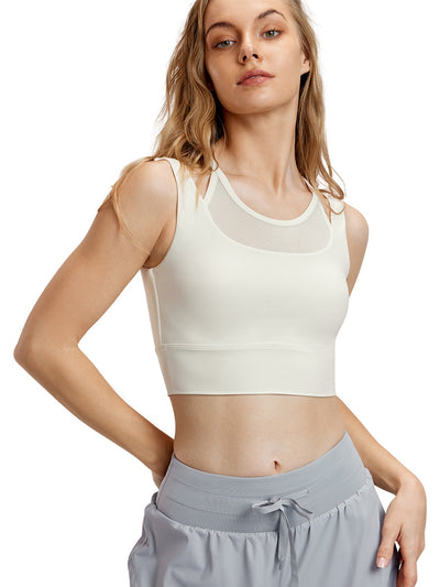 Chaleco Deportivo Mujer con Doble Tirante y Efecto Dos Piezas - Image 10