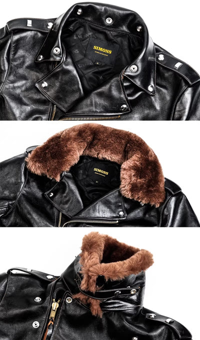 Chaqueta para Hombre con Cuello de Piel Desmontable y Cinturón Ajustable - Image 18