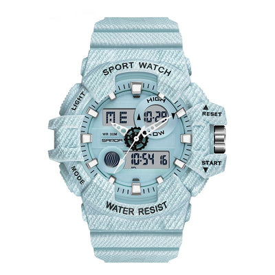 Reloj Deportivo Digital Dual Display Pantalla Grande Luminoso Resistente al Agua Unisex - Image 23