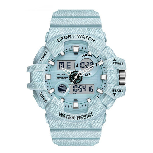 Reloj Deportivo Digital Dual Display Pantalla Grande Luminoso Resistente al Agua Unisex - Image 23