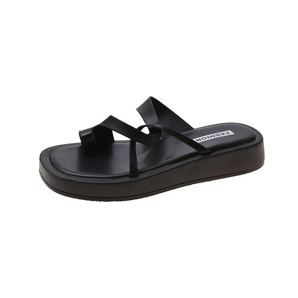 Sandalias Planas Verano Mujer Cómodo Suela Gruesa