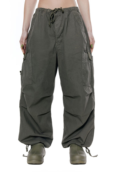 Pantalones Retro Anchos con Cintura Ajustable y Tobillo Anudado - Image 22