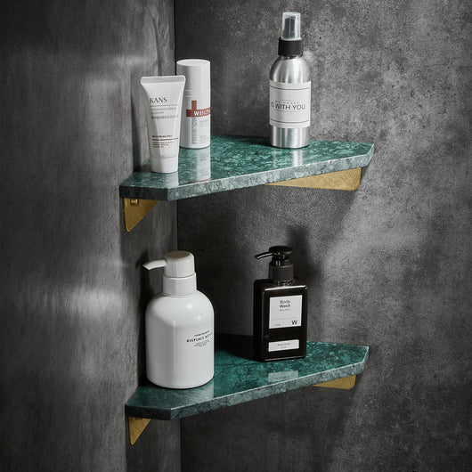 Repisa Triangular de Mármol Estilo Nórdico Minimalista para Baño - Image 13
