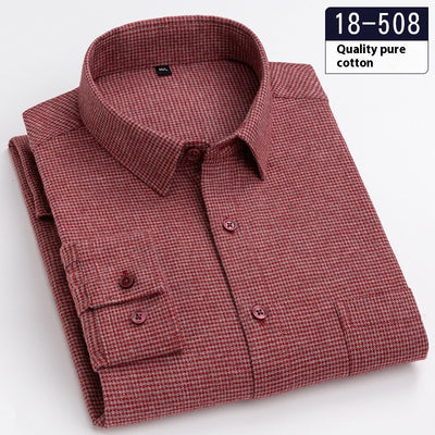 Camisa Ejecutiva Manga Larga Color Sólido con Bolsillo - Image 8