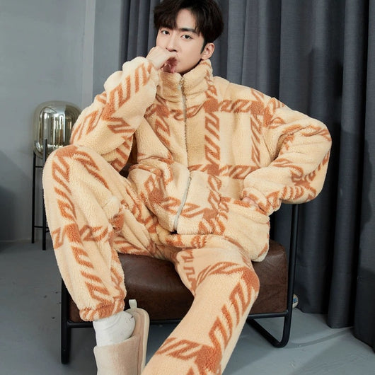 Pijama Invierno para Hombre con Cierre de Cremallera Acolchado - Image 11
