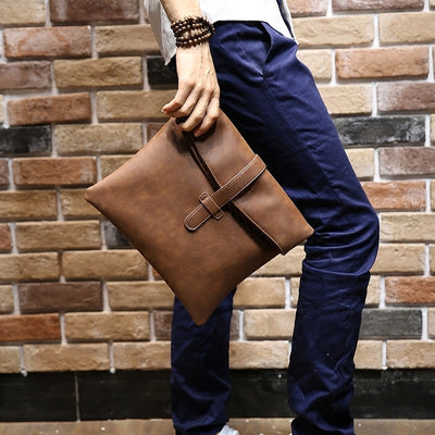 Bolsa de Cuero Inclinada Profesional para Negocios y Ocio - Image 9