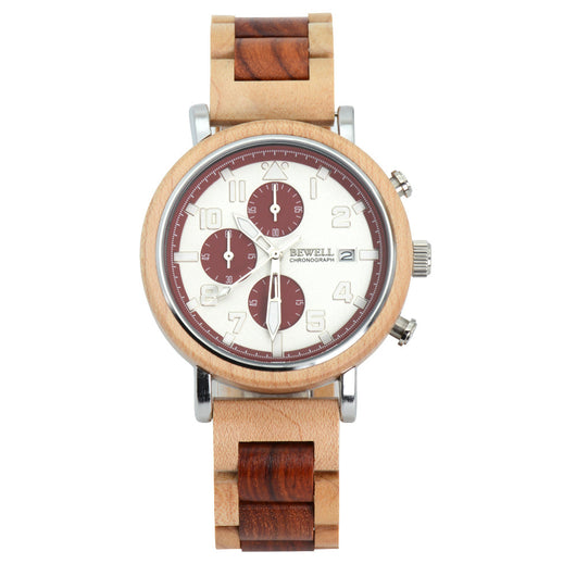 Reloj de Madera para Hombre con Seis Agujas Multifuncional - Image 5