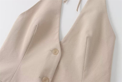 Blusa con Cuello Decorativo de Moño Estilo Europeo y Americano - Image 11