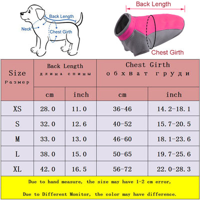 Ropa Térmica para Perros Otoño Invierno - Abrigo Elástico Grueso - Image 9