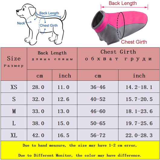 Ropa Térmica para Perros Otoño Invierno - Abrigo Elástico Grueso - Image 9