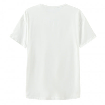 Playera Estampada con Flores y Letras - Camiseta Fresca para Verano Mujer - Image 3