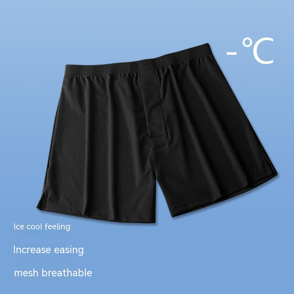 Bóxer Hombre Malla Transpirable Ice Silk Suelta