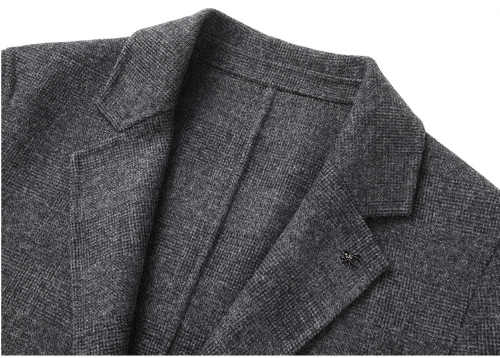 Abrigo de Lana Reversible Slim Fit para Hombre - Image 10
