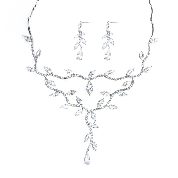 Conjunto de Collar Novia Circonita Estilo Europeo y Americano