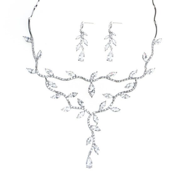 Conjunto de Collar Novia Circonita Estilo Europeo y Americano