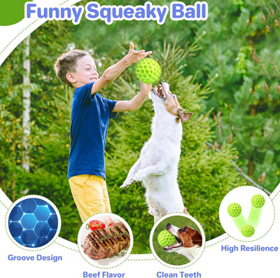 Pelota Masticable Indestructible para Perros Grandes - Juguete Interactivo Antiansied con Sonido - Image 7