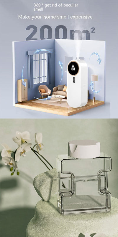 Difusor Automático de Aromas para Baño - Dispensador de Fragancias Montado en Pared - Image 9