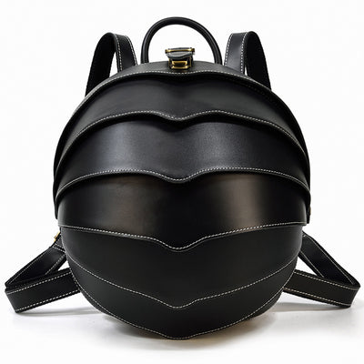 Mochila de Cuero Vintage Beetle con Personalidad Creativa - Image 15