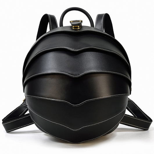 Mochila de Cuero Vintage Beetle con Personalidad Creativa - Image 15