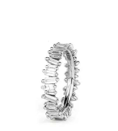 Anillo Diamante Irregular de Diseño Moderno - Image 9