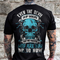 Camiseta Suelta Hombre con Estampado de Letras Europeas y Americanas