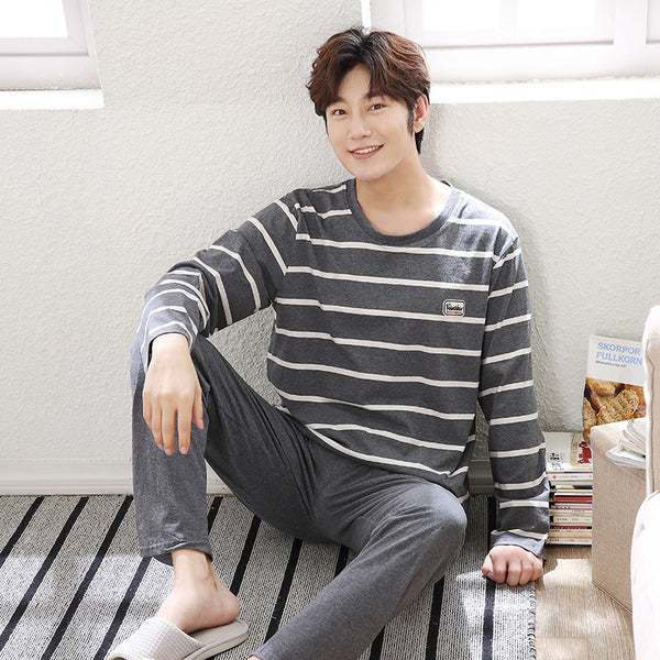 Pijama Casual Talla Grande Hombre Primavera Verano Tela Ligera