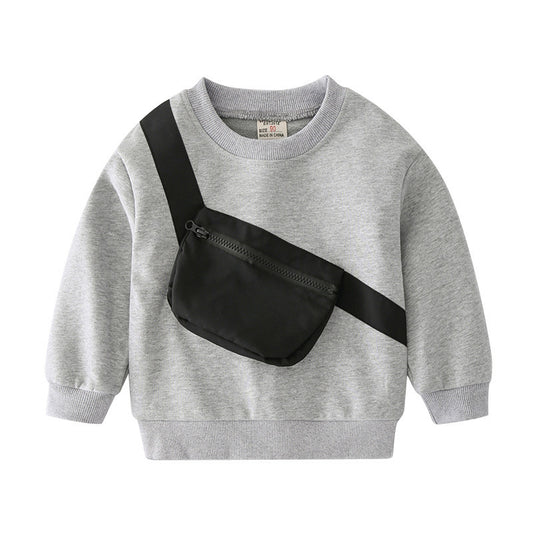 Suéter Infantil Cuello Redondo Manga Larga