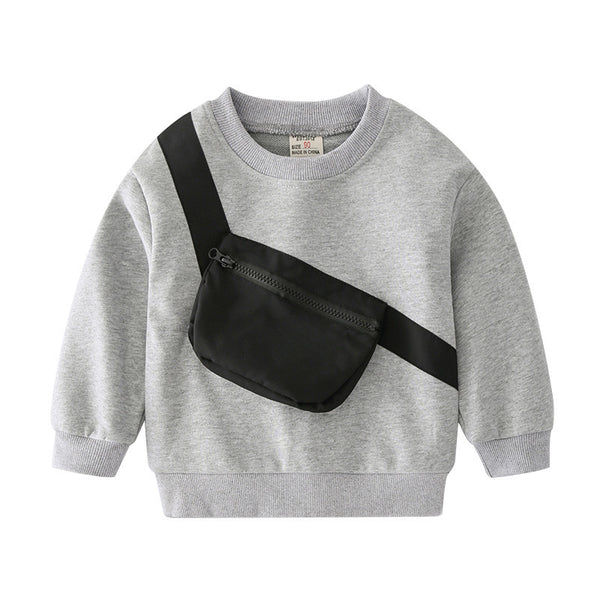 Suéter Infantil Cuello Redondo Manga Larga