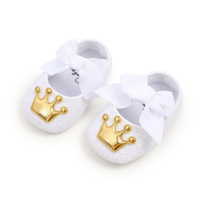 Zapatos Suave para Bebé Princesa con Corona - Suela Flexible - Image 4