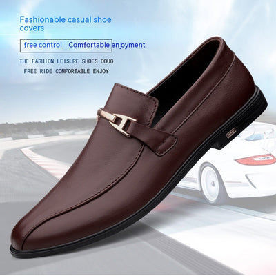 Zapatos de Cuero Casual Versátiles para Hombre y Mujer - Image 3