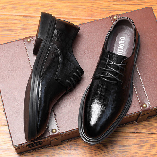 Zapatos Casuales de Cuero Genuino Británicos para Hombre - Tallas Grandes - Image 2