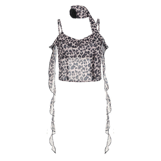 Top Halter Estampado Leopardo para Mujer - Image 10