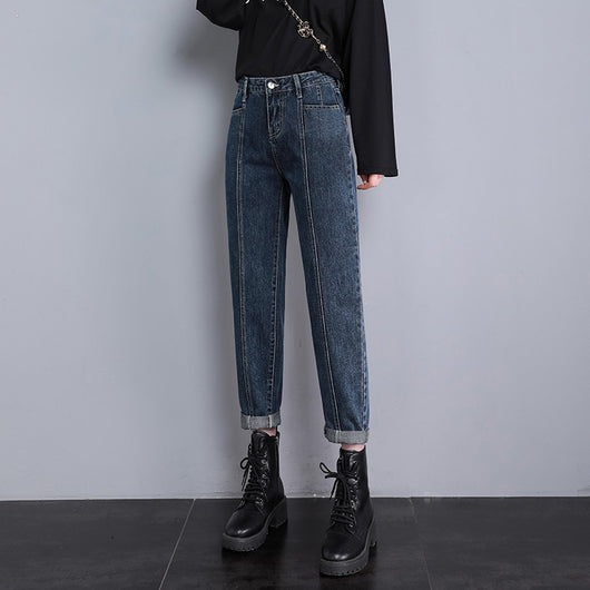 Pantalón Holgado de Cintura Alta Estilo Harlan para Mujer - Image 7