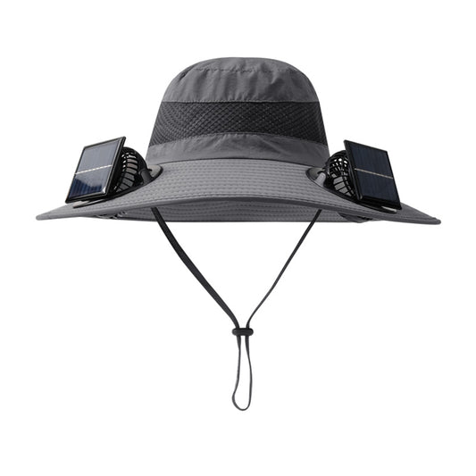 Gorra Pesquera con Ventilador Solar y Batería de Larga Duración