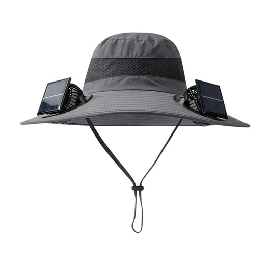 Gorra Pesquera con Ventilador Solar y Batería de Larga Duración