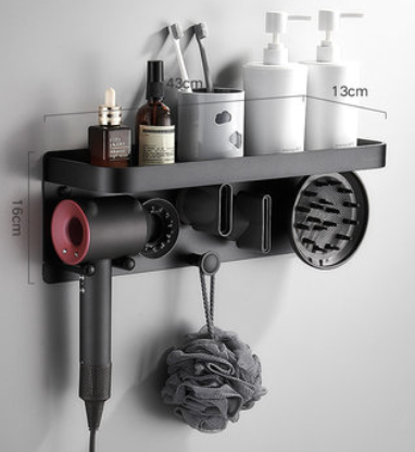 Soporte de Pared para Secador y Rizador sin Perforación - Image 11