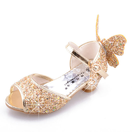 Zapatos de Danza Infantiles con Moño - Suela Blanda y Tacón Bajo - Image 5
