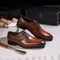 Zapatos de Cuero Formales Punta Aguda para Negocios