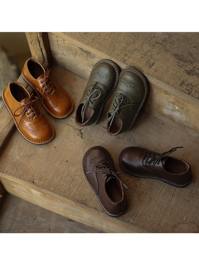 Zapatos Infantiles de Cuero Vintage - Image 3
