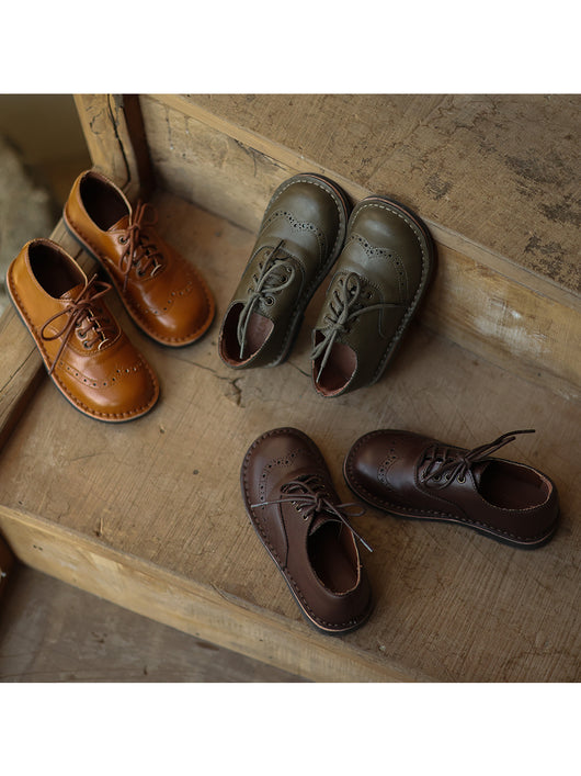 Zapatos Infantiles de Cuero Vintage - Image 3