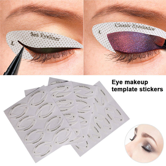Plantilla de Adhesivos para Sombra de Ojos y Delineador de Precisión