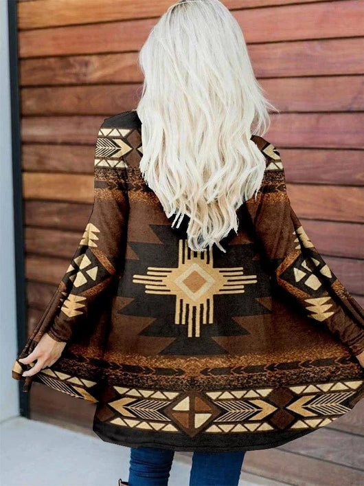 Abrigo Navideño para Mujer con Impresión Digital de Moda - Image 10