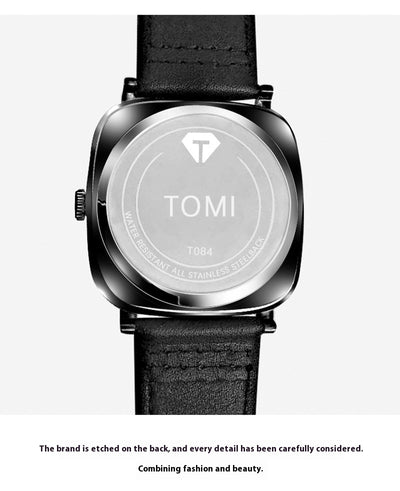 Reloj de Negocios Cuadrado para Hombre - Elegancia Profesional - Image 11
