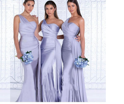 Vestido de Novia Elegante Monohombro para Tallas Grandes - Diseño Sirena - Image 9