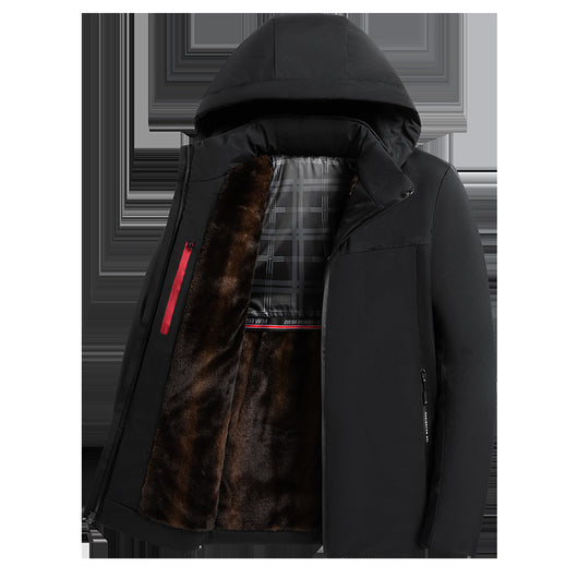 Abrigo Acolchado de Terciopelo para Hombre - Image 8