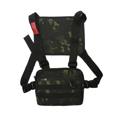 Chaleco Táctico Hip Hop Tide Brand con Mochila de Pecho - Image 13