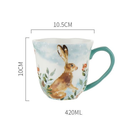 Taza de Café Nórdica Forest Story - Diseño Premium Red Net - Image 8