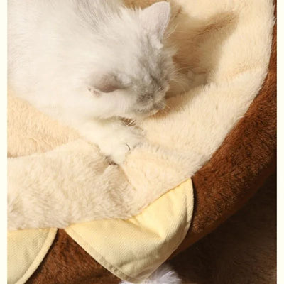 Cama Redonda Acogedora para Gatos y Perros - Colchón Térmico Invierno - Image 5