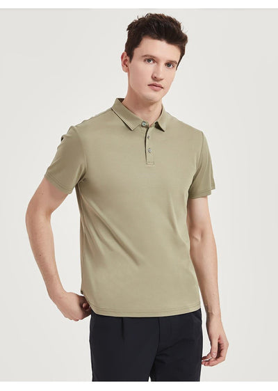 Polo Manga Corta de Algodón Mercerizado para Hombre - Calidad Premium 120 Hilos - Image 14