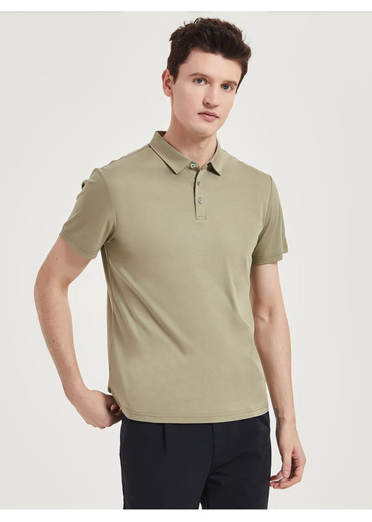 Polo Manga Corta de Algodón Mercerizado para Hombre - Calidad Premium 120 Hilos - Image 14
